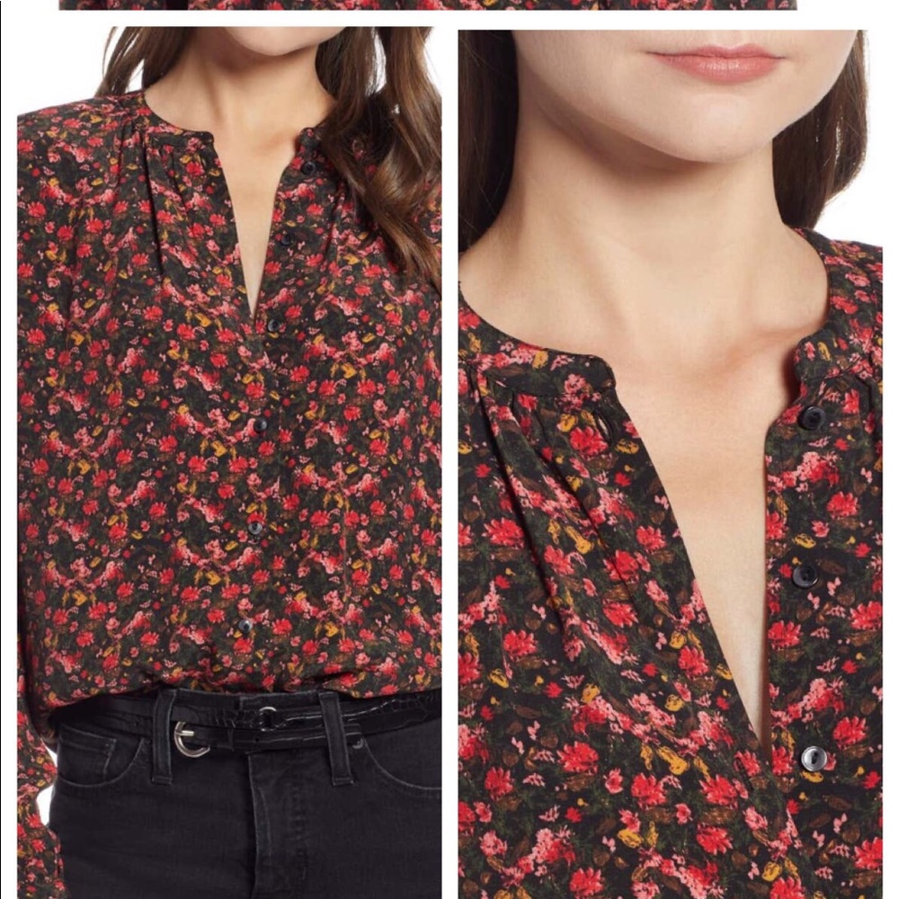 Something Navy Easy Volume Top